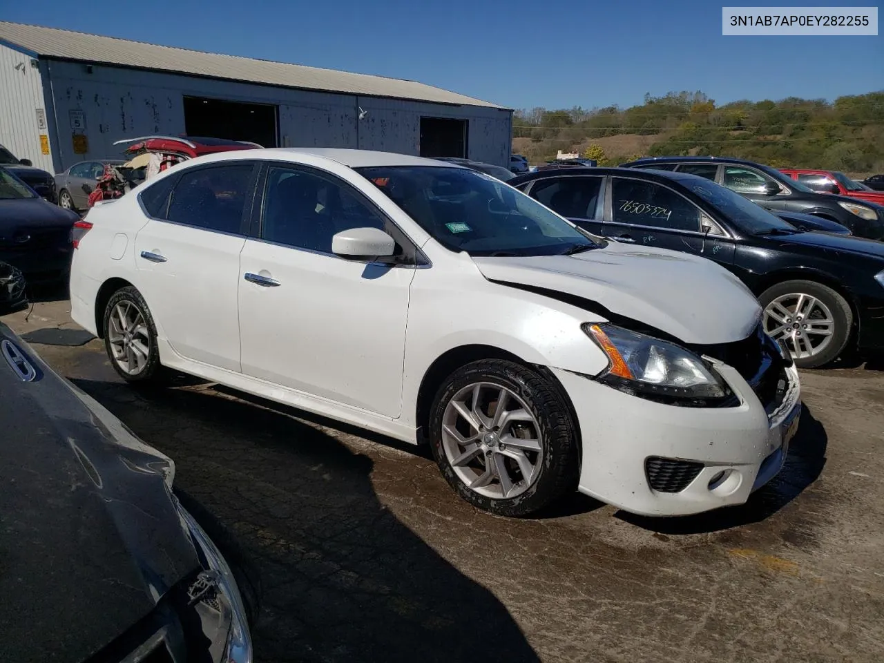 2014 Nissan Sentra S VIN: 3N1AB7AP0EY282255 Lot: 76530694