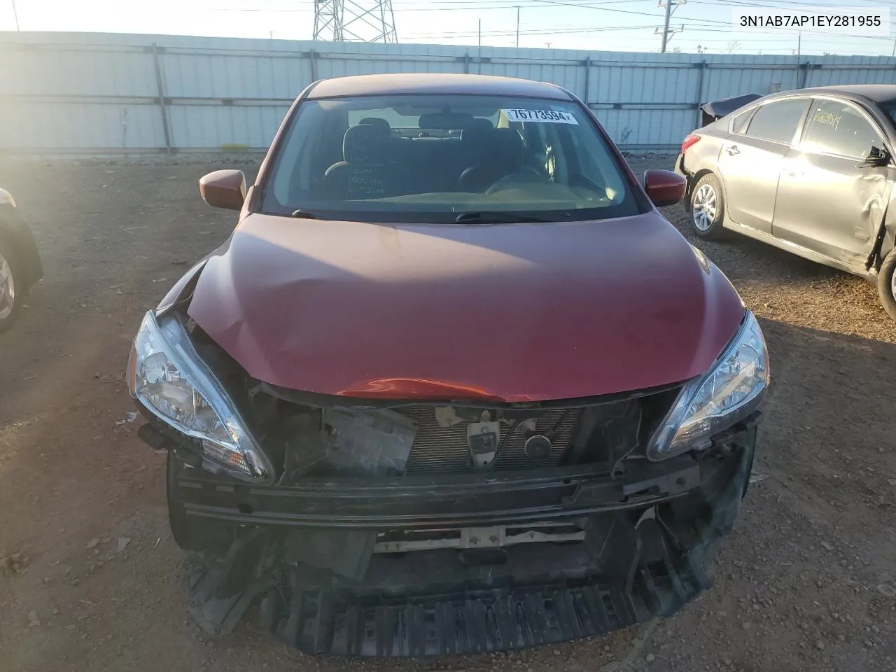 3N1AB7AP1EY281955 2014 Nissan Sentra S