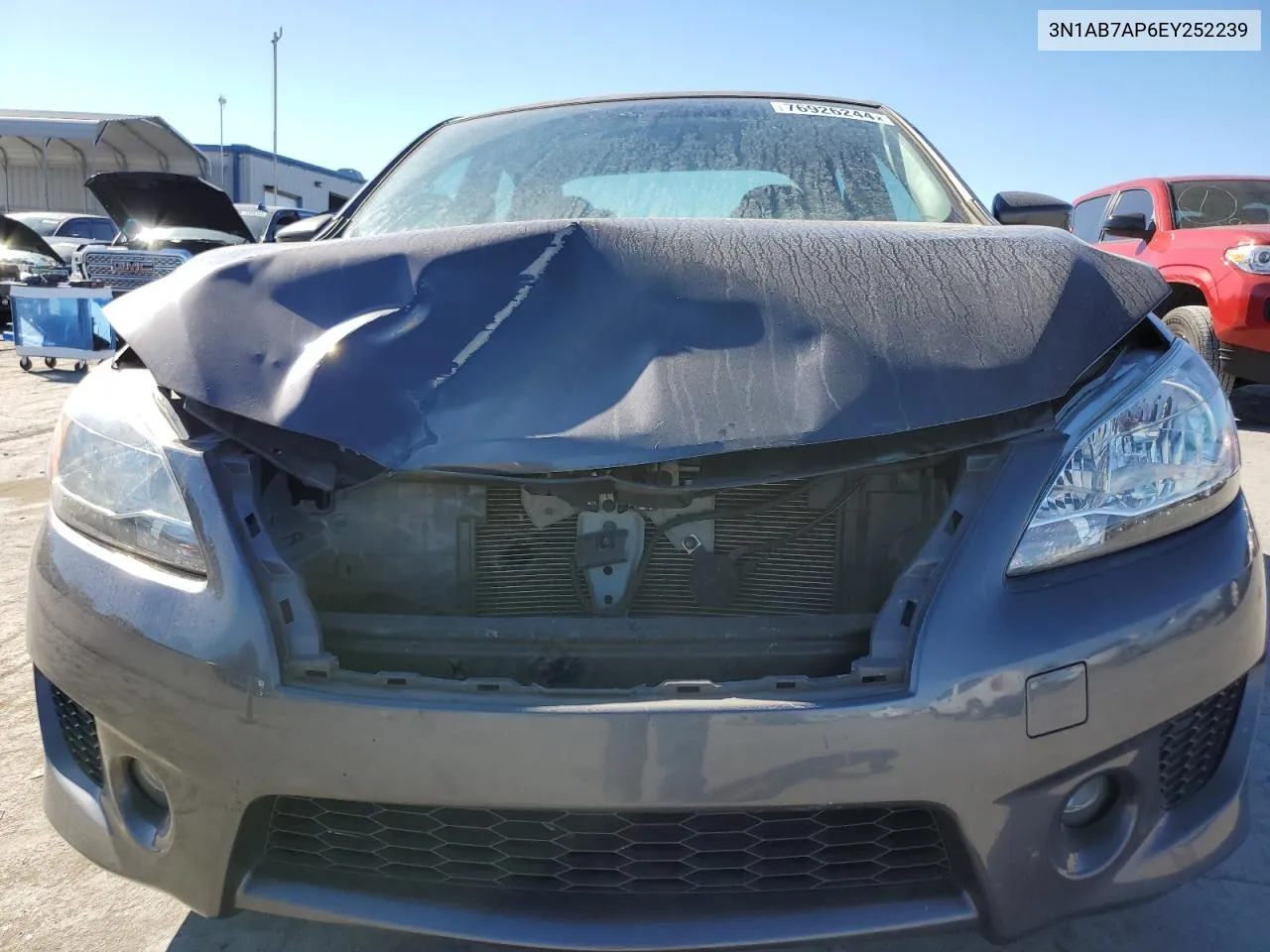 2014 Nissan Sentra S VIN: 3N1AB7AP6EY252239 Lot: 76926244