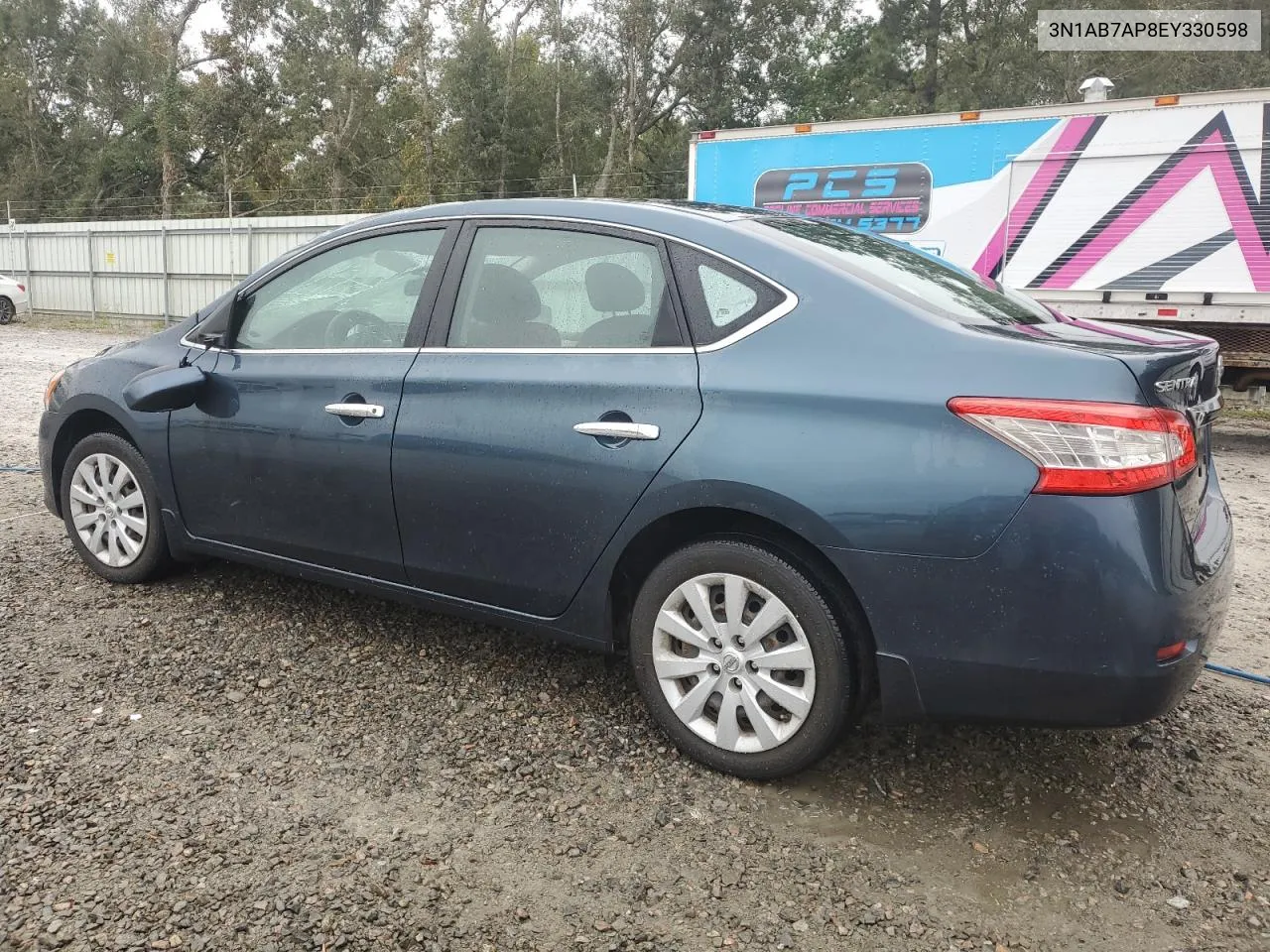 2014 Nissan Sentra S VIN: 3N1AB7AP8EY330598 Lot: 76941914