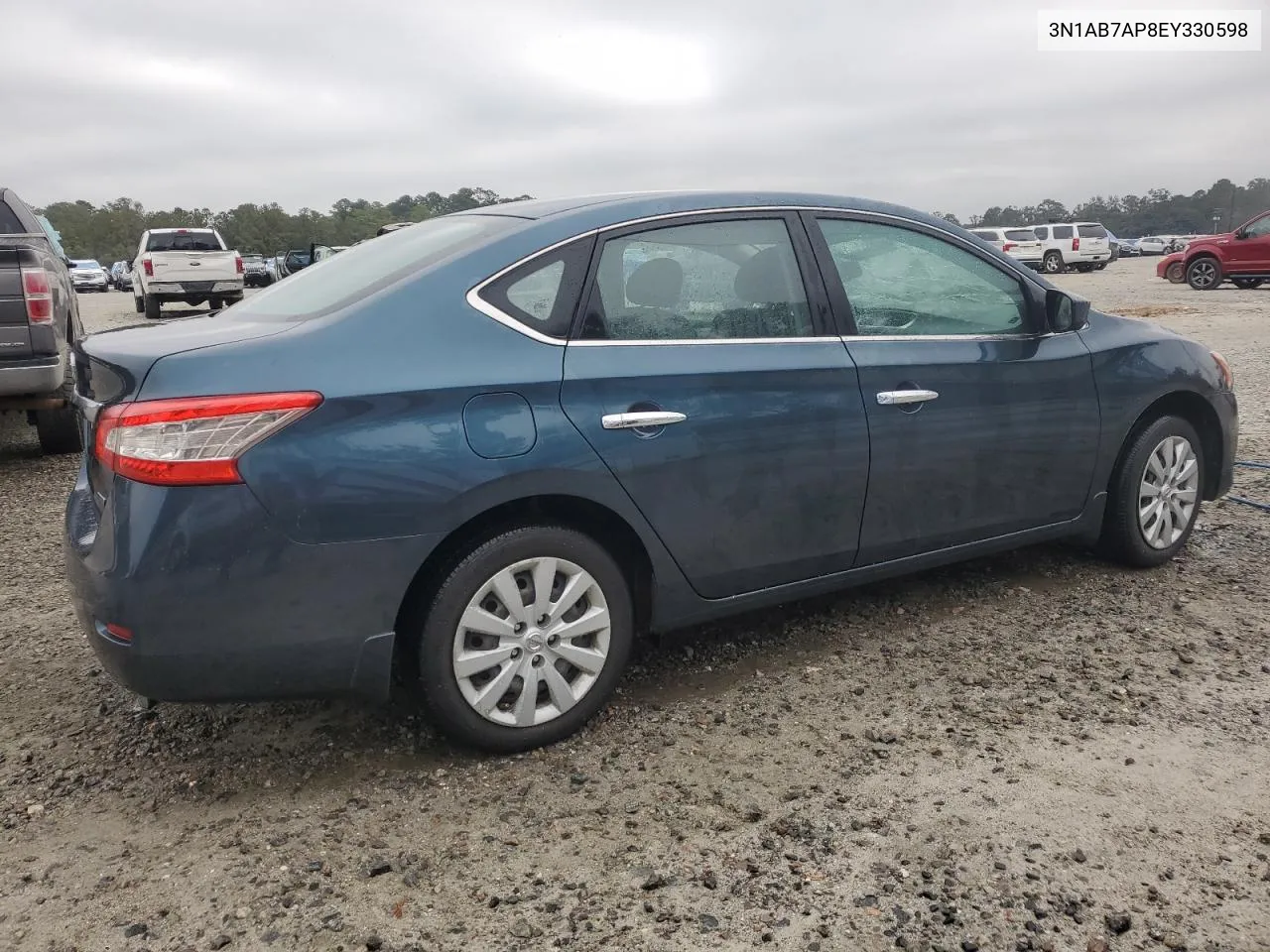 2014 Nissan Sentra S VIN: 3N1AB7AP8EY330598 Lot: 76941914