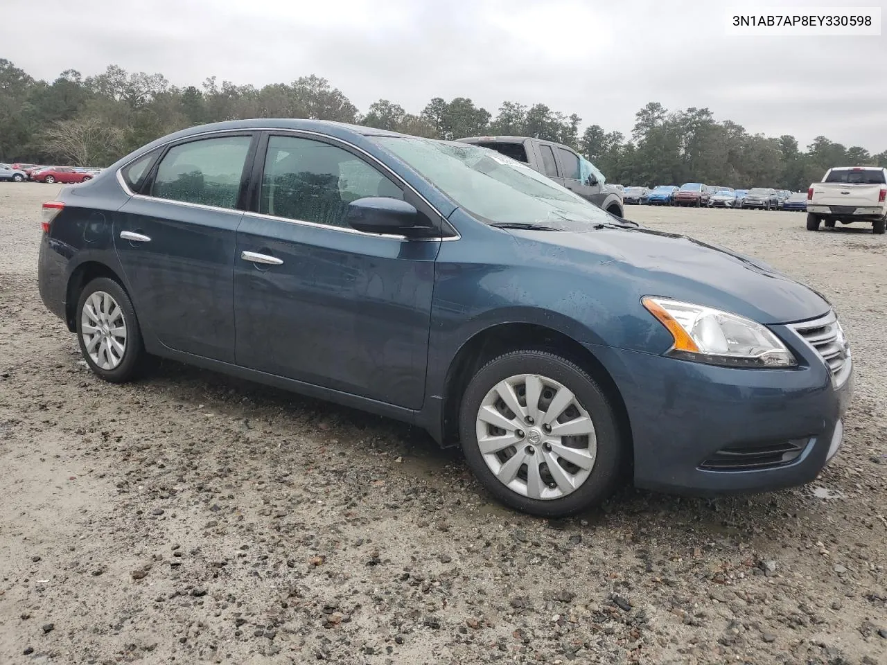 2014 Nissan Sentra S VIN: 3N1AB7AP8EY330598 Lot: 76941914