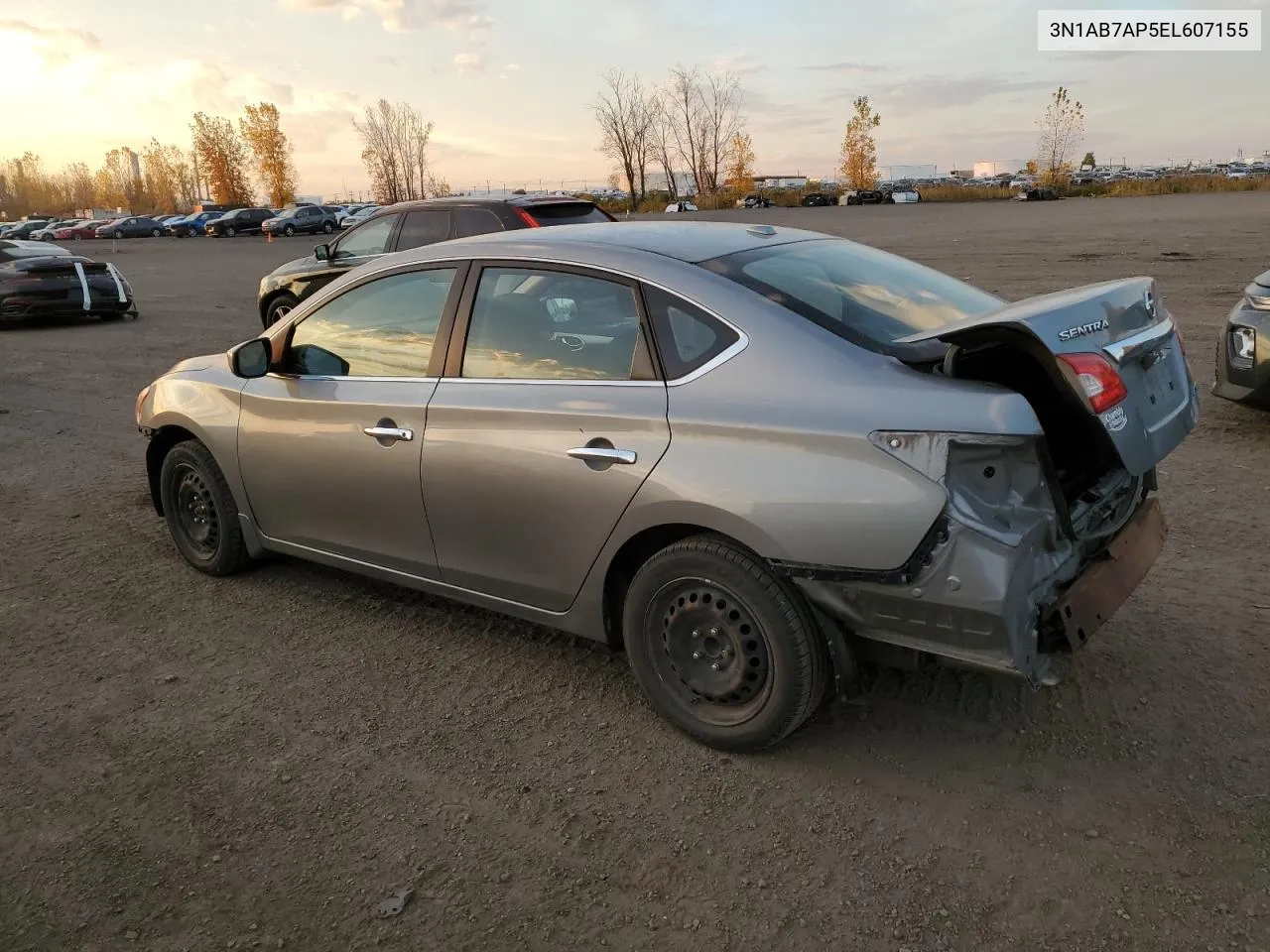 2014 Nissan Sentra S VIN: 3N1AB7AP5EL607155 Lot: 77070464