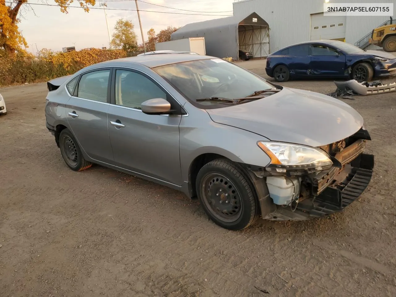 2014 Nissan Sentra S VIN: 3N1AB7AP5EL607155 Lot: 77070464