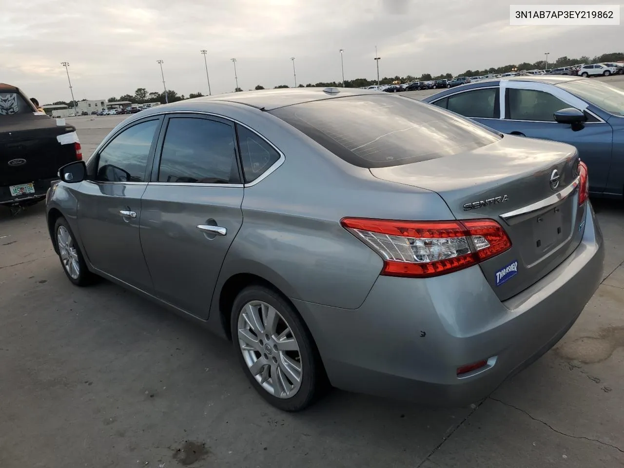 2014 Nissan Sentra S VIN: 3N1AB7AP3EY219862 Lot: 77247934