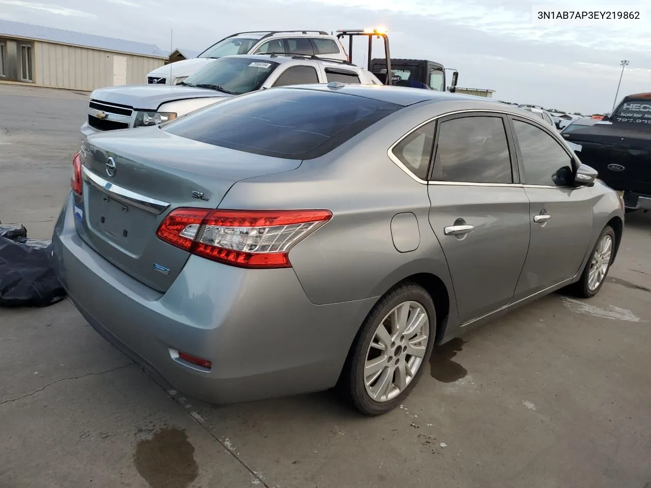 2014 Nissan Sentra S VIN: 3N1AB7AP3EY219862 Lot: 77247934