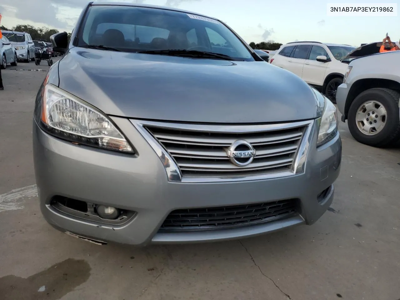 2014 Nissan Sentra S VIN: 3N1AB7AP3EY219862 Lot: 77247934