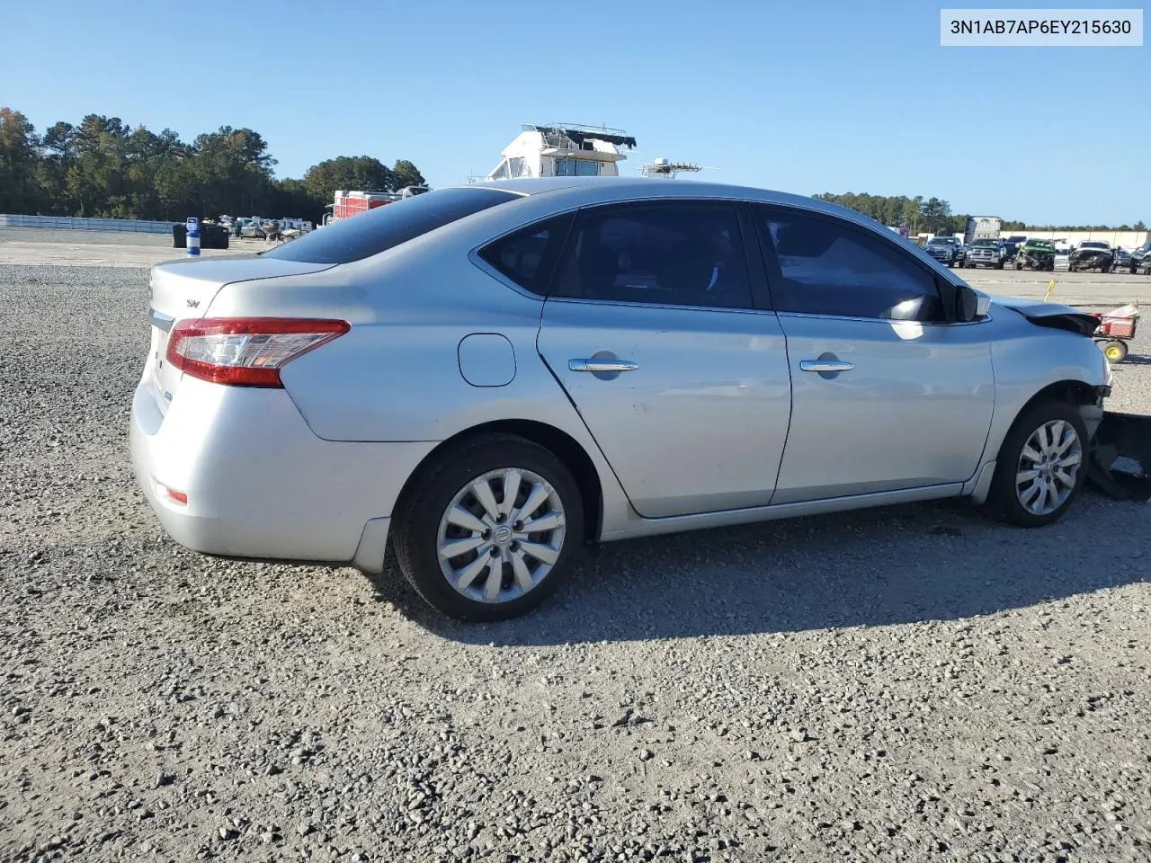 2014 Nissan Sentra S VIN: 3N1AB7AP6EY215630 Lot: 77434184