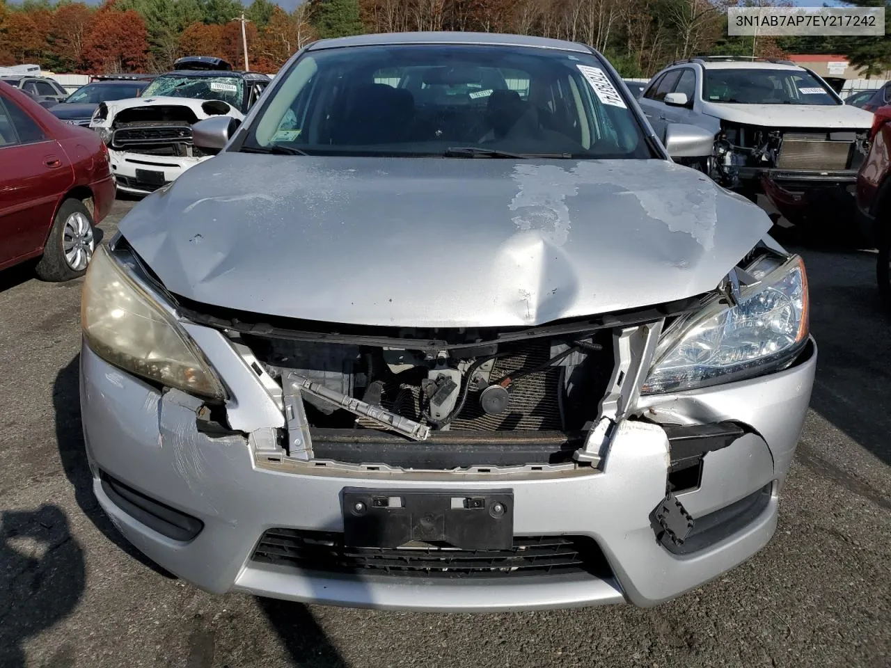 3N1AB7AP7EY217242 2014 Nissan Sentra S