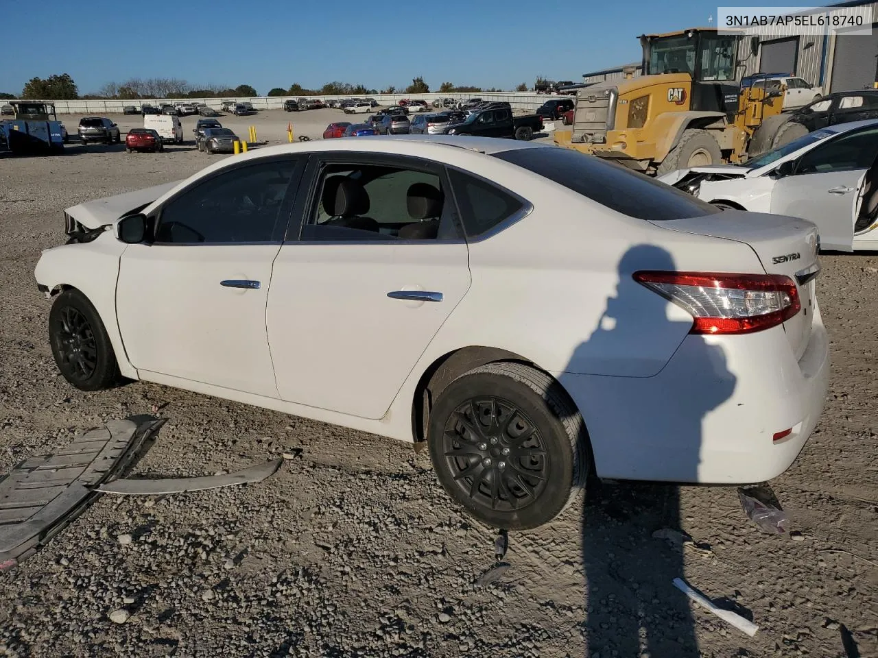 2014 Nissan Sentra S VIN: 3N1AB7AP5EL618740 Lot: 77765574