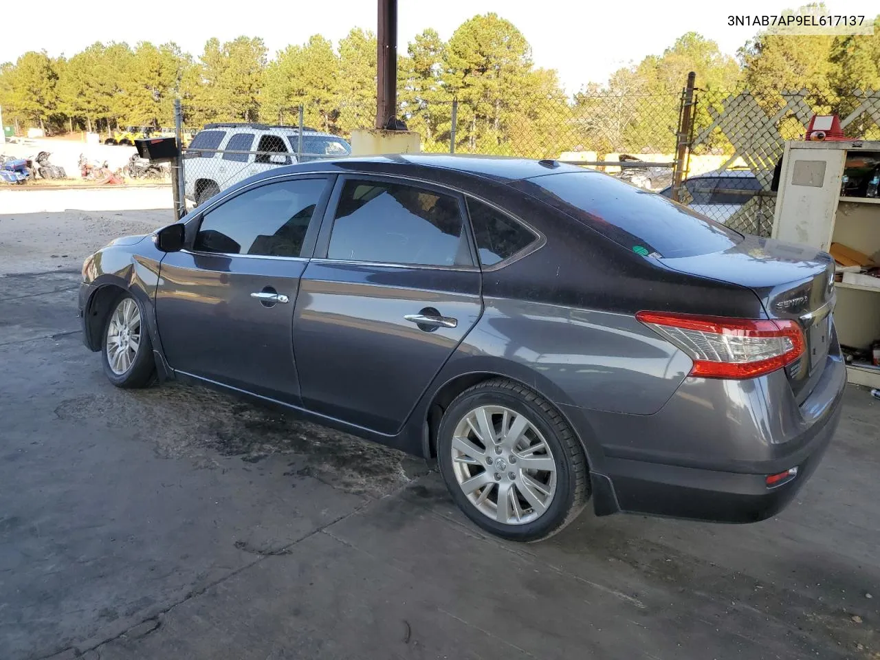 2014 Nissan Sentra S VIN: 3N1AB7AP9EL617137 Lot: 77771484