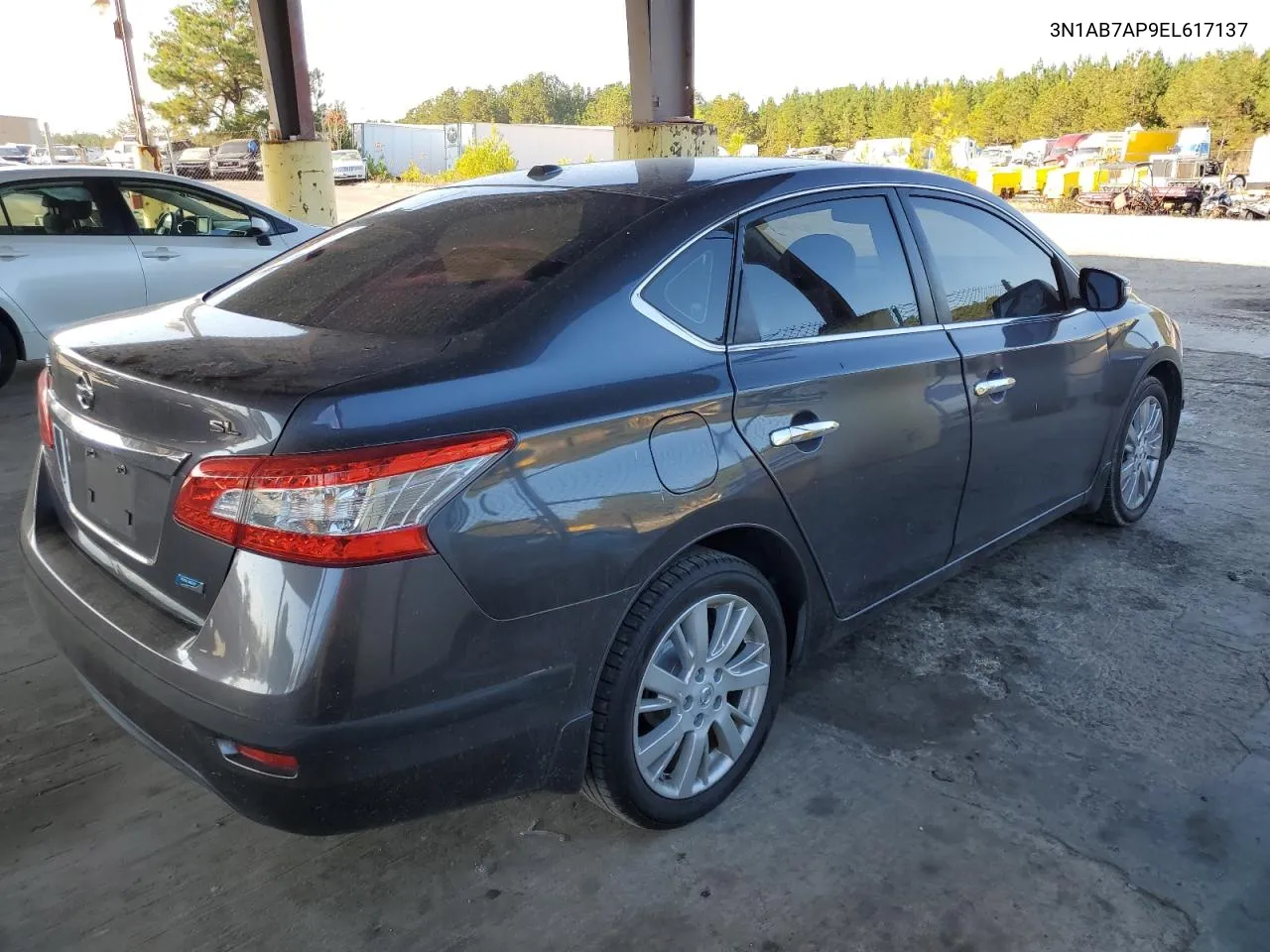 2014 Nissan Sentra S VIN: 3N1AB7AP9EL617137 Lot: 77771484