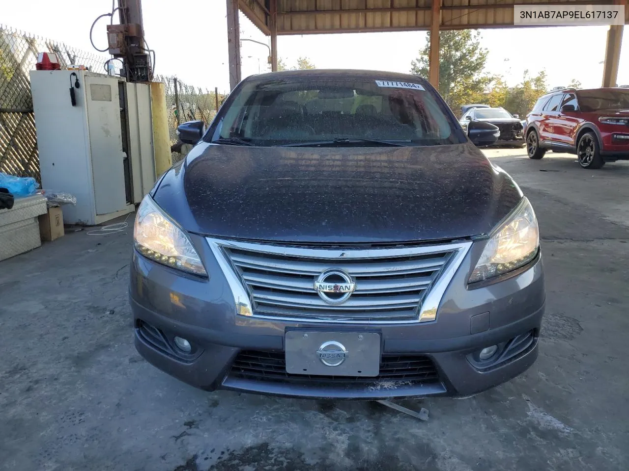 2014 Nissan Sentra S VIN: 3N1AB7AP9EL617137 Lot: 77771484