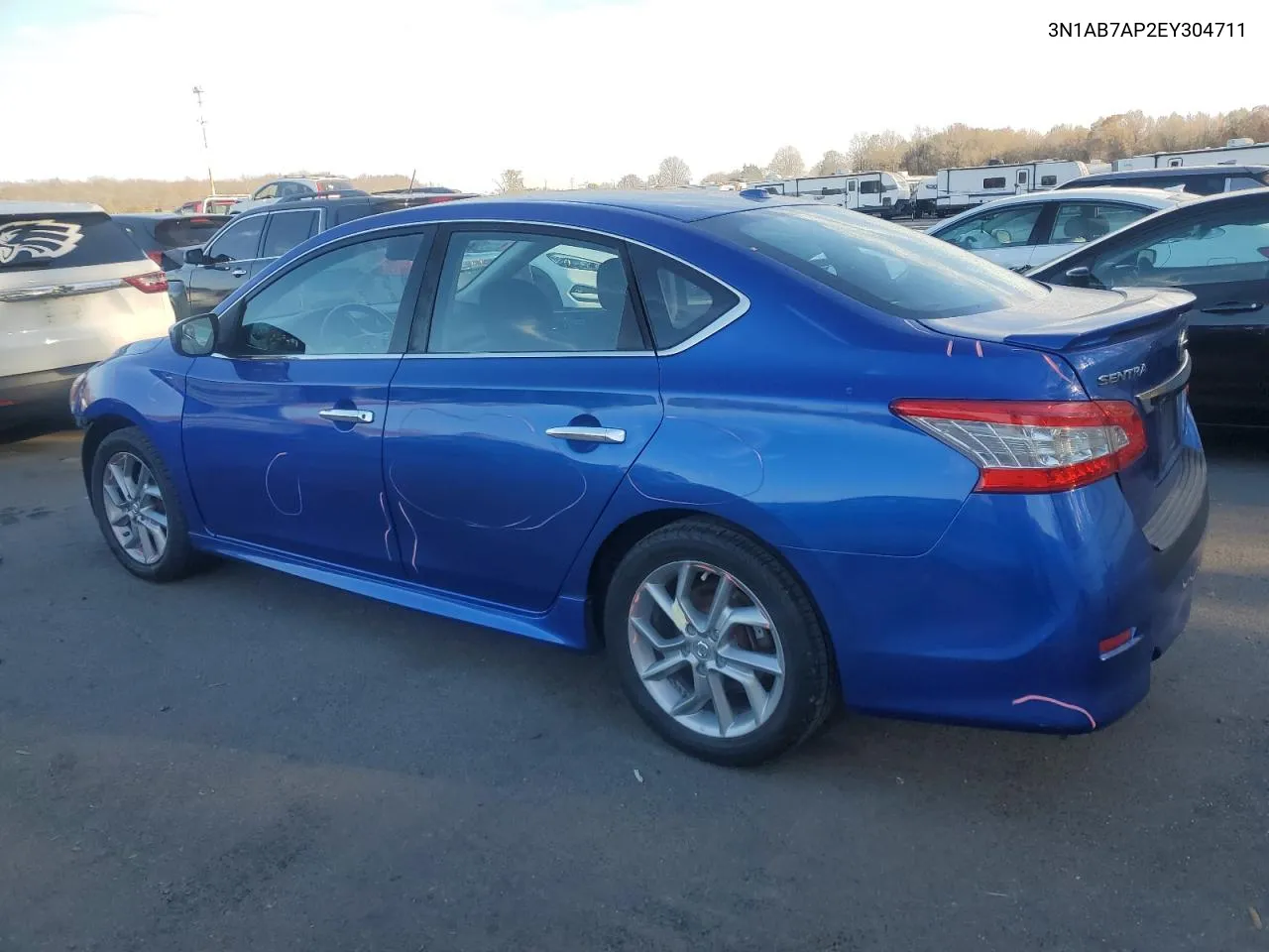 2014 Nissan Sentra S VIN: 3N1AB7AP2EY304711 Lot: 77793864