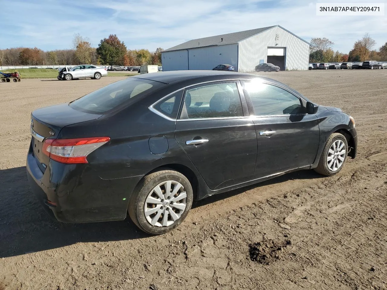 2014 Nissan Sentra S VIN: 3N1AB7AP4EY209471 Lot: 78229834