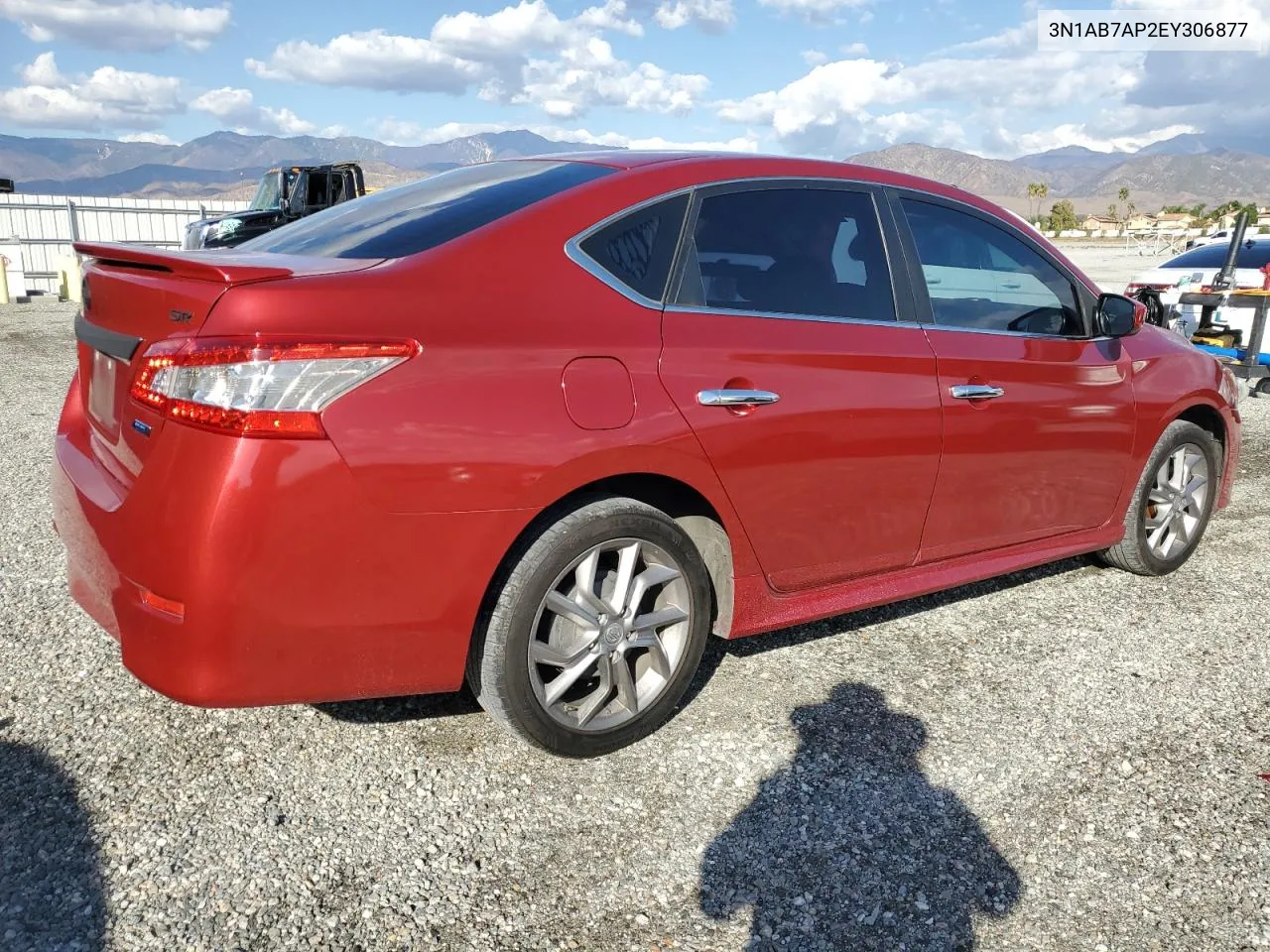 2014 Nissan Sentra S VIN: 3N1AB7AP2EY306877 Lot: 78280154