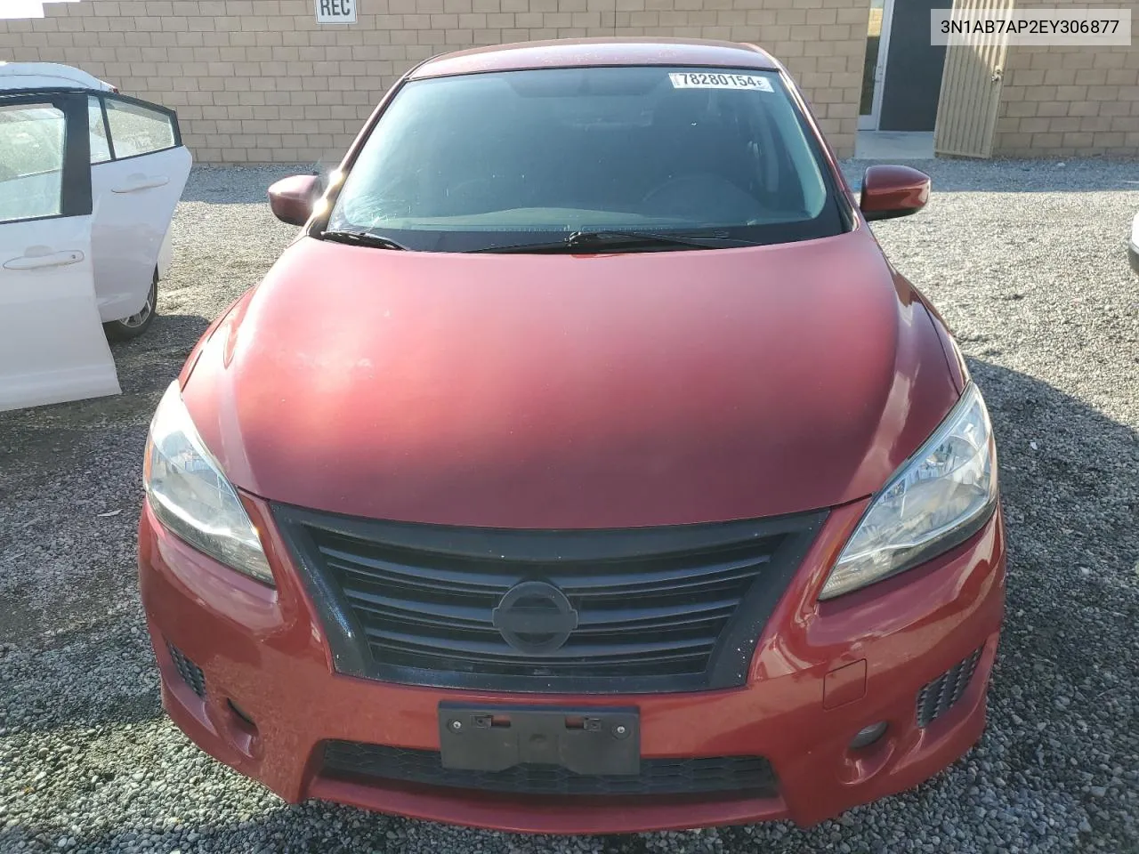 2014 Nissan Sentra S VIN: 3N1AB7AP2EY306877 Lot: 78280154