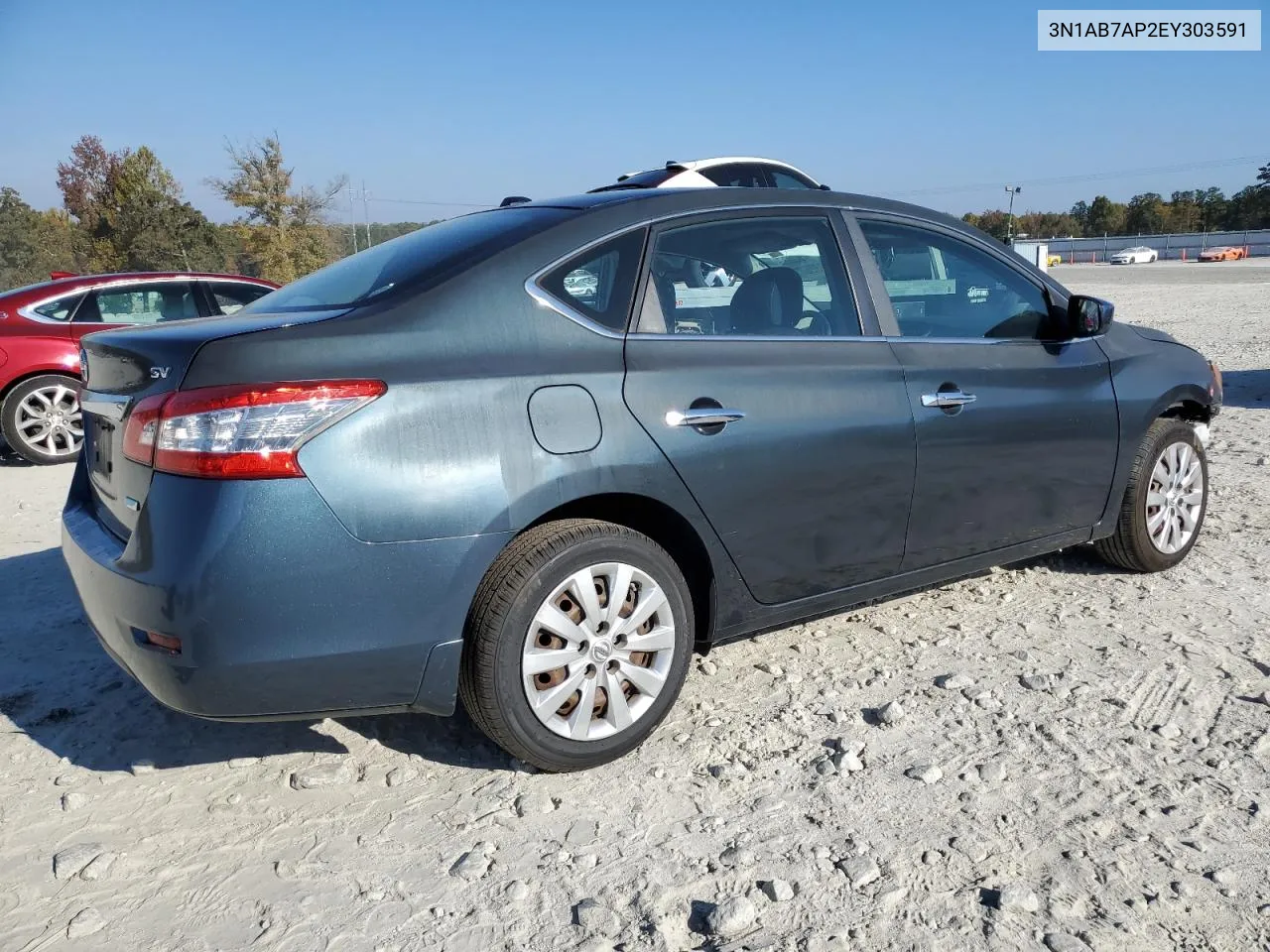 2014 Nissan Sentra S VIN: 3N1AB7AP2EY303591 Lot: 78325874