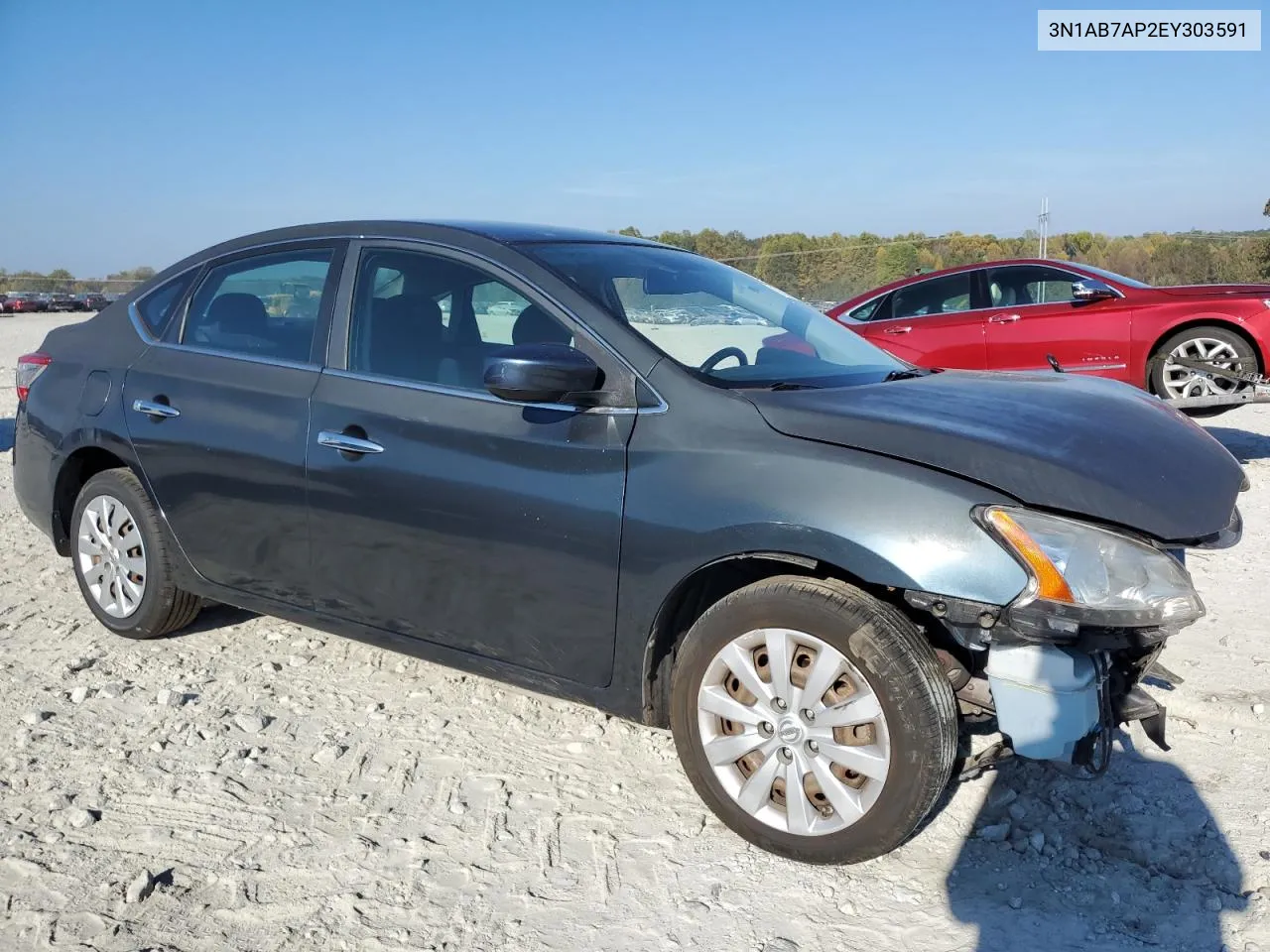 2014 Nissan Sentra S VIN: 3N1AB7AP2EY303591 Lot: 78325874