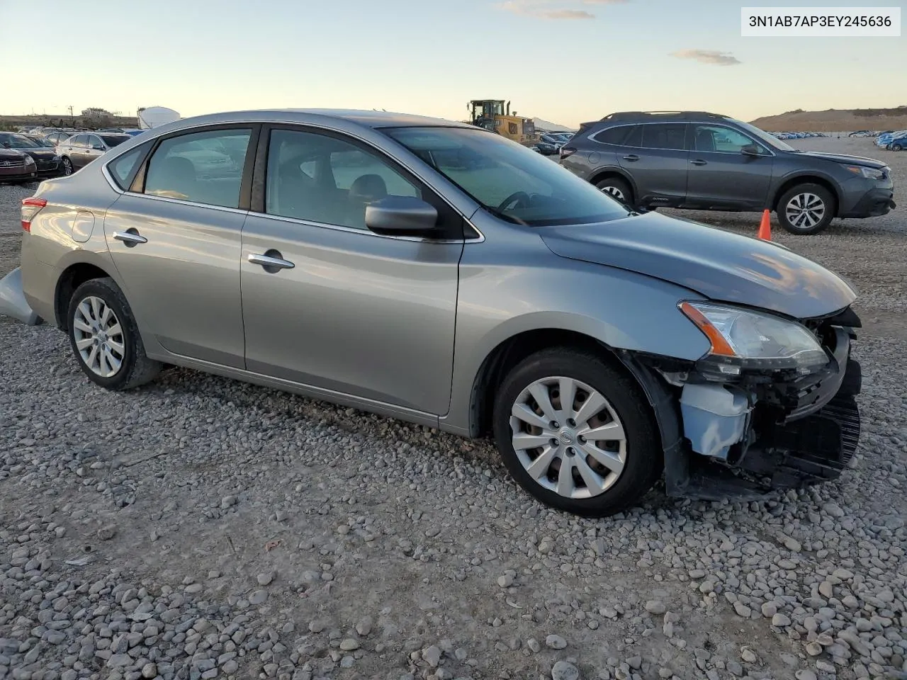 2014 Nissan Sentra S VIN: 3N1AB7AP3EY245636 Lot: 78535304