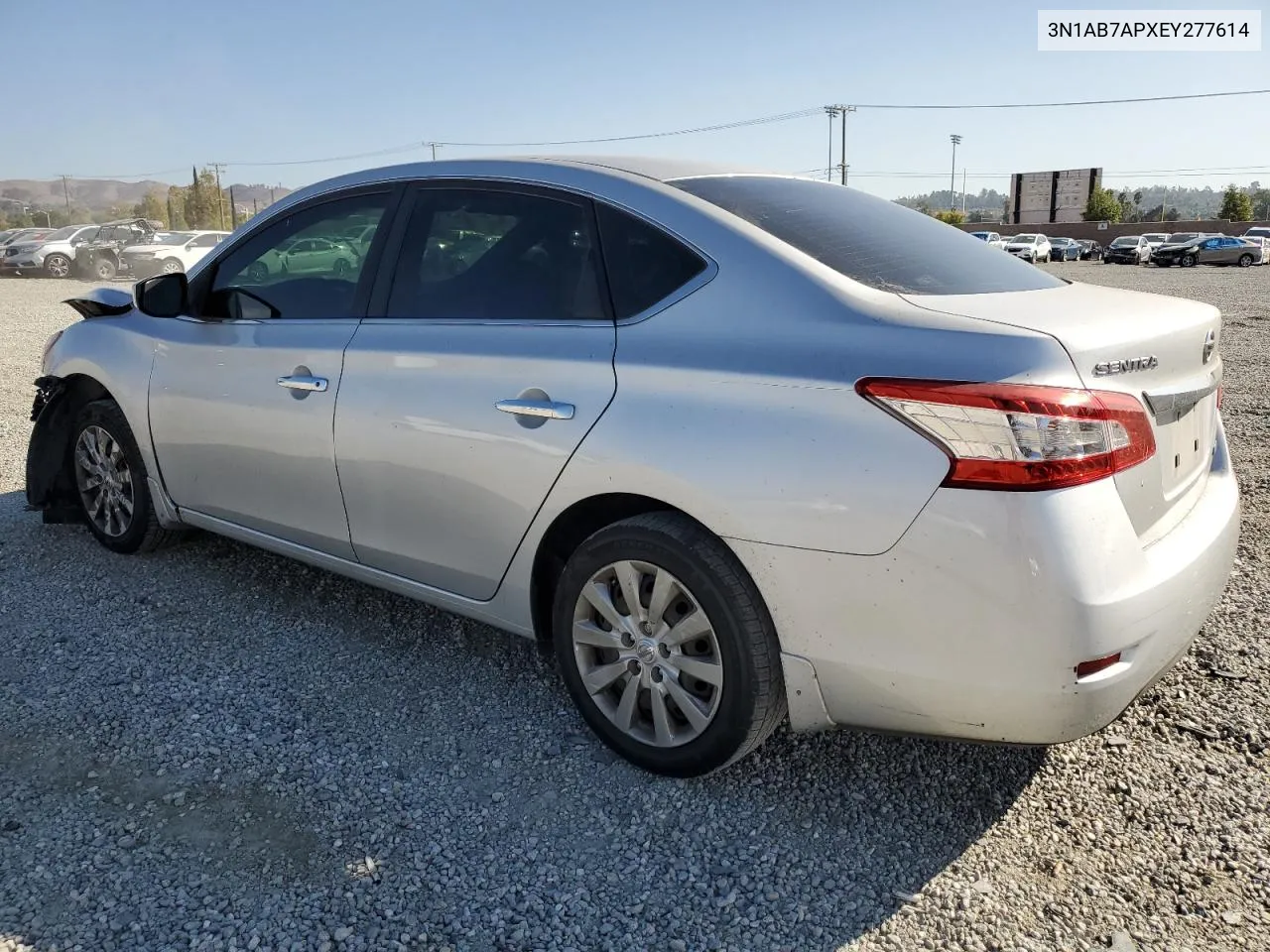 2014 Nissan Sentra S VIN: 3N1AB7APXEY277614 Lot: 78714664