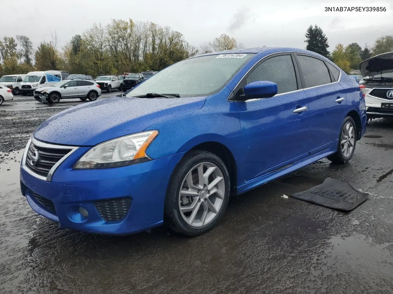 2014 Nissan Sentra S VIN: 3N1AB7AP5EY339856 Lot: 78724704