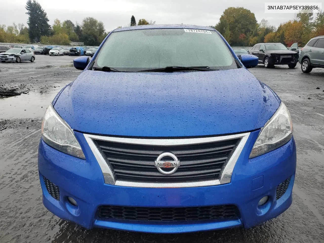 2014 Nissan Sentra S VIN: 3N1AB7AP5EY339856 Lot: 78724704