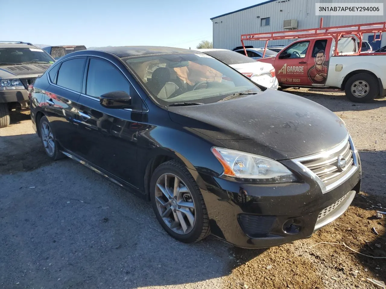 2014 Nissan Sentra S VIN: 3N1AB7AP6EY294006 Lot: 78861364