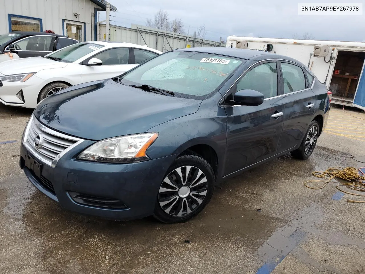 2014 Nissan Sentra S VIN: 3N1AB7AP9EY267978 Lot: 78901703