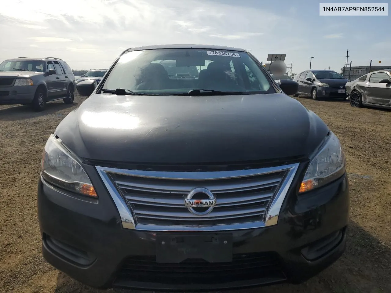 2014 Nissan Sentra S VIN: 1N4AB7AP9EN852544 Lot: 78930754