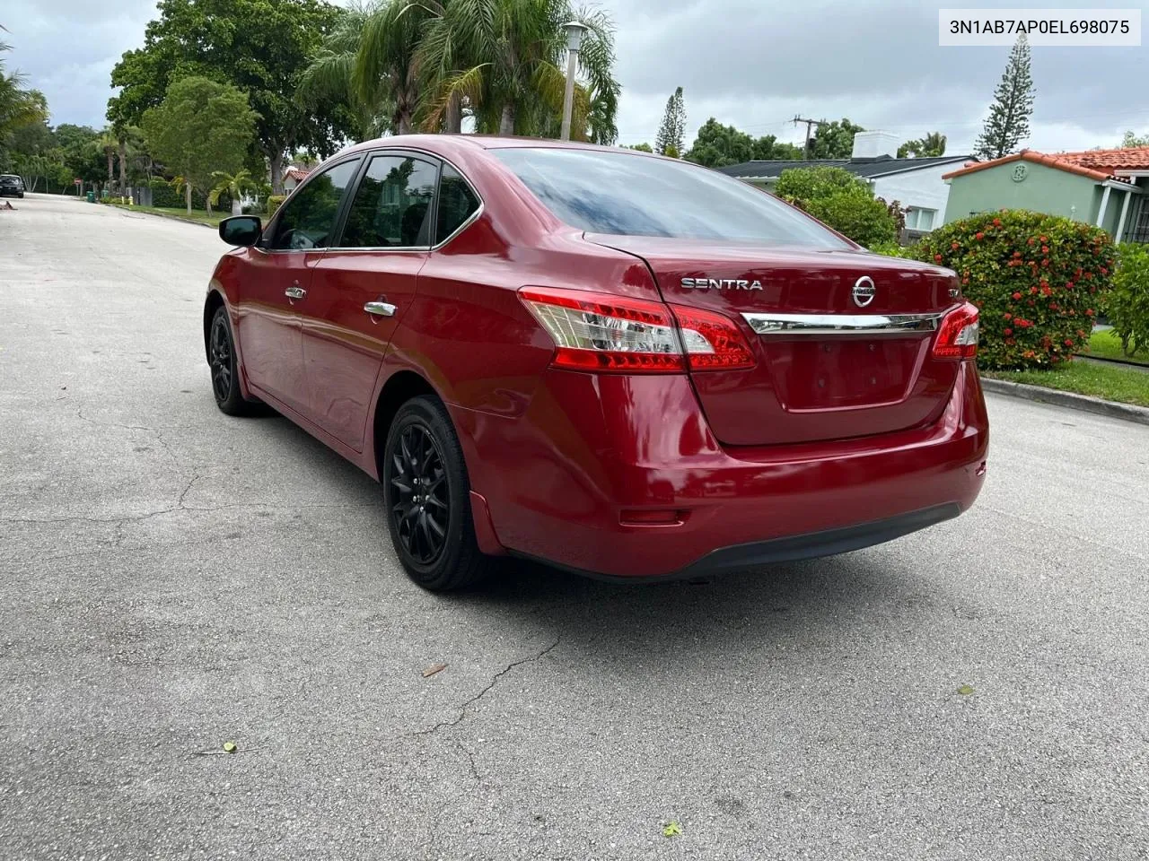 3N1AB7AP0EL698075 2014 Nissan Sentra S