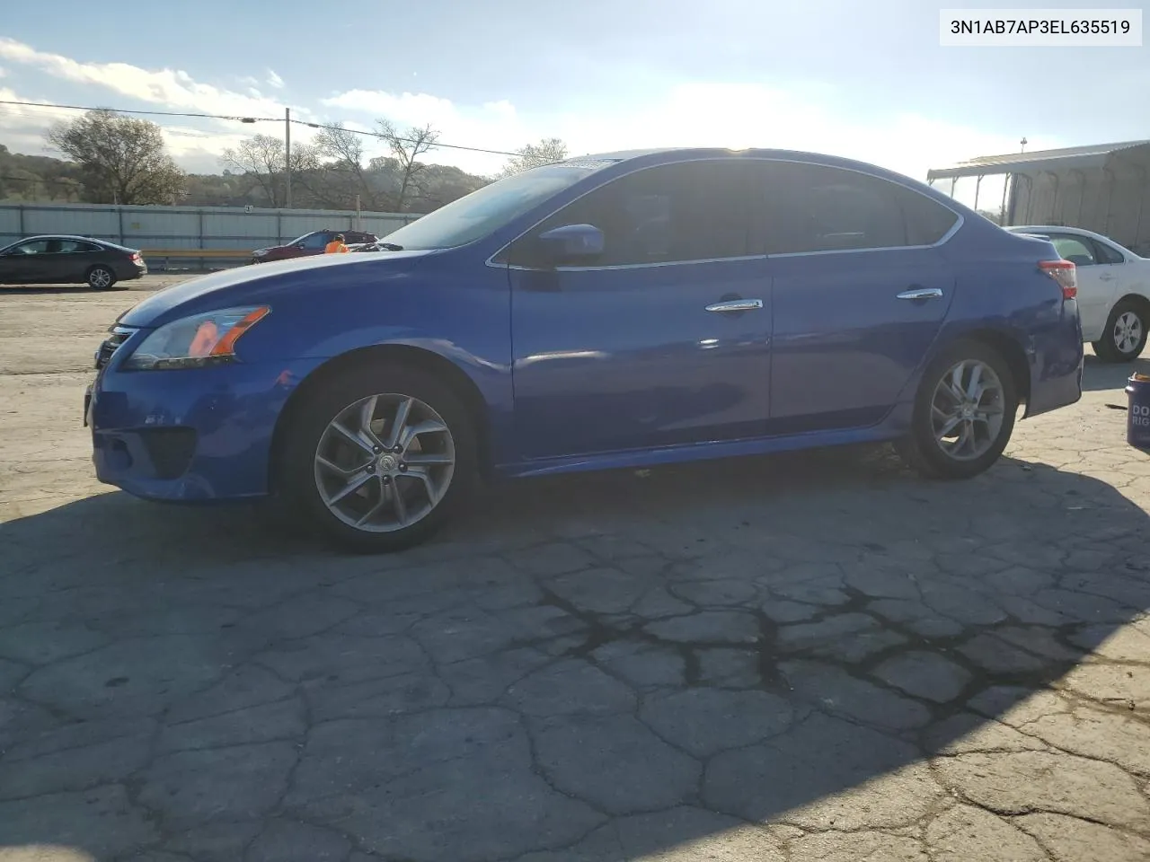 2014 Nissan Sentra S VIN: 3N1AB7AP3EL635519 Lot: 79466074