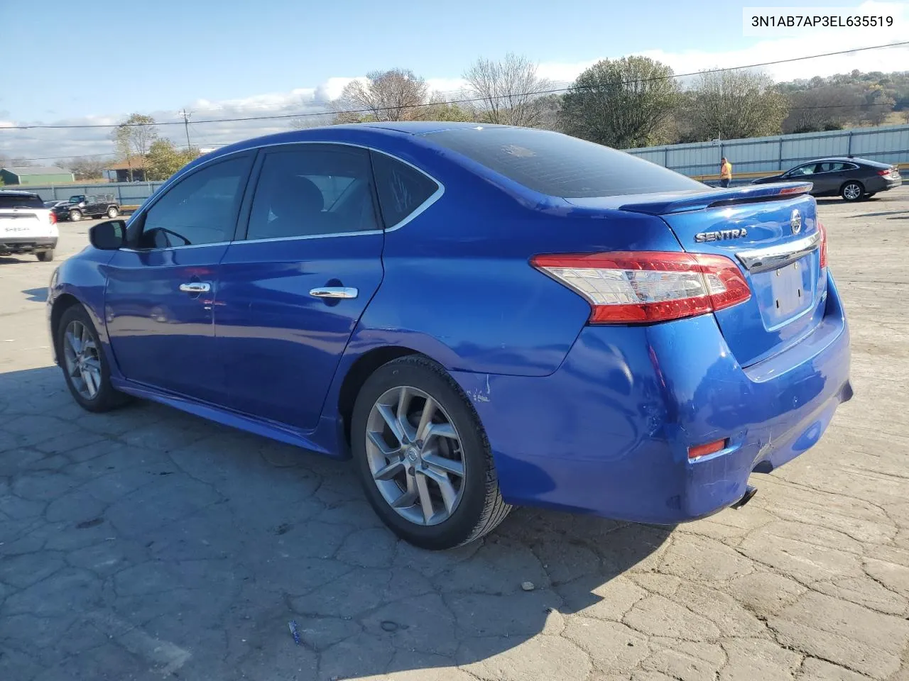 2014 Nissan Sentra S VIN: 3N1AB7AP3EL635519 Lot: 79466074