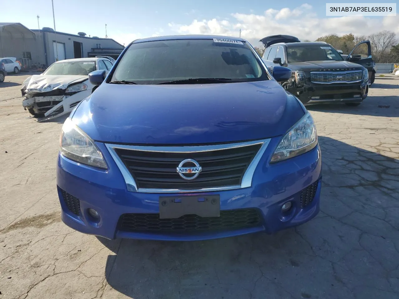 2014 Nissan Sentra S VIN: 3N1AB7AP3EL635519 Lot: 79466074