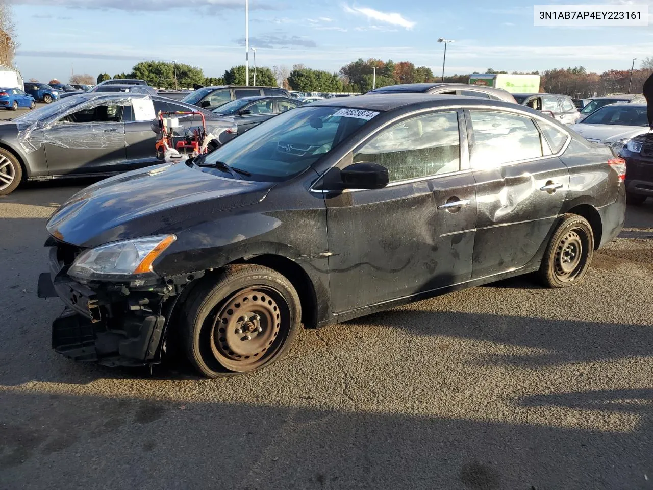 2014 Nissan Sentra S VIN: 3N1AB7AP4EY223161 Lot: 79523874