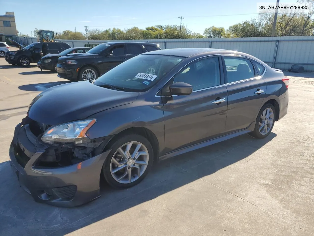 2014 Nissan Sentra S VIN: 3N1AB7AP8EY288935 Lot: 79561154