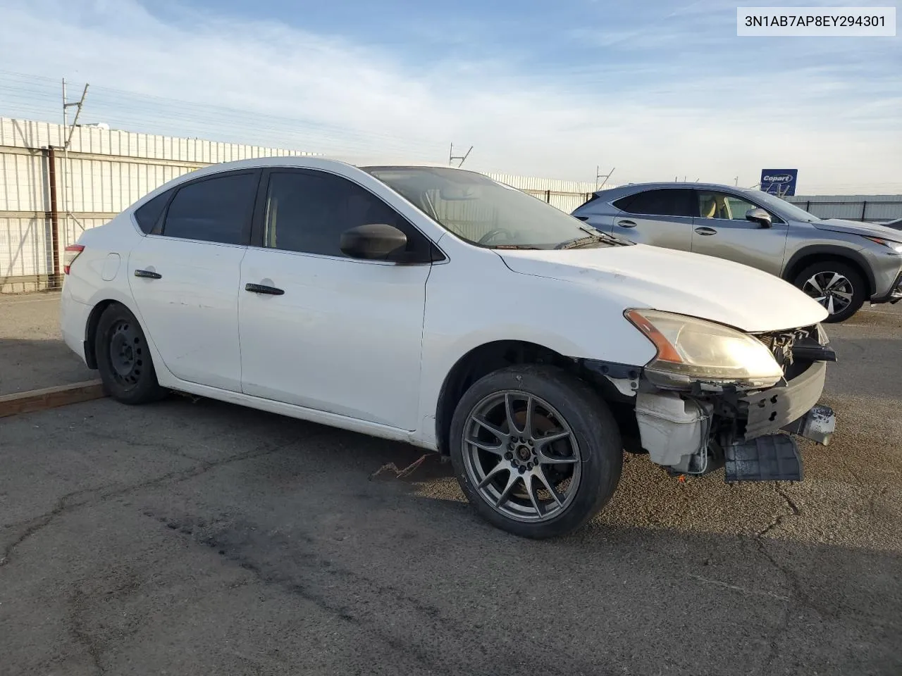 2014 Nissan Sentra S VIN: 3N1AB7AP8EY294301 Lot: 79697374