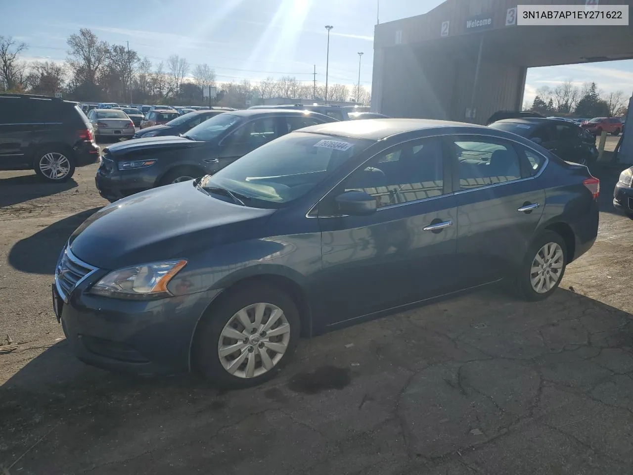 2014 Nissan Sentra S VIN: 3N1AB7AP1EY271622 Lot: 79769344