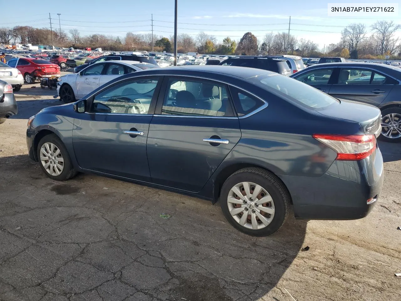 2014 Nissan Sentra S VIN: 3N1AB7AP1EY271622 Lot: 79769344