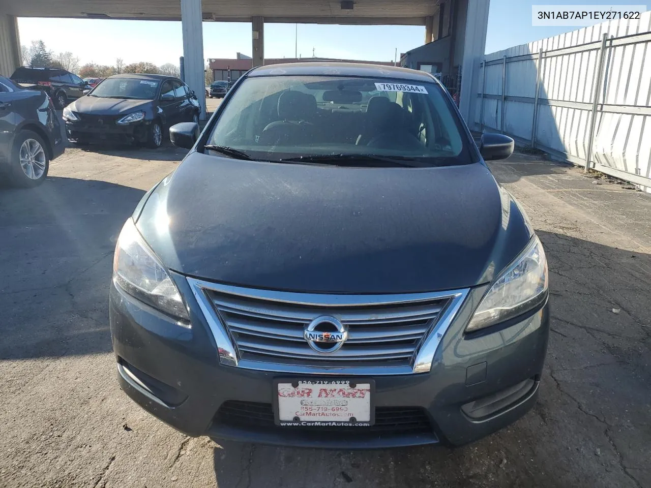 2014 Nissan Sentra S VIN: 3N1AB7AP1EY271622 Lot: 79769344