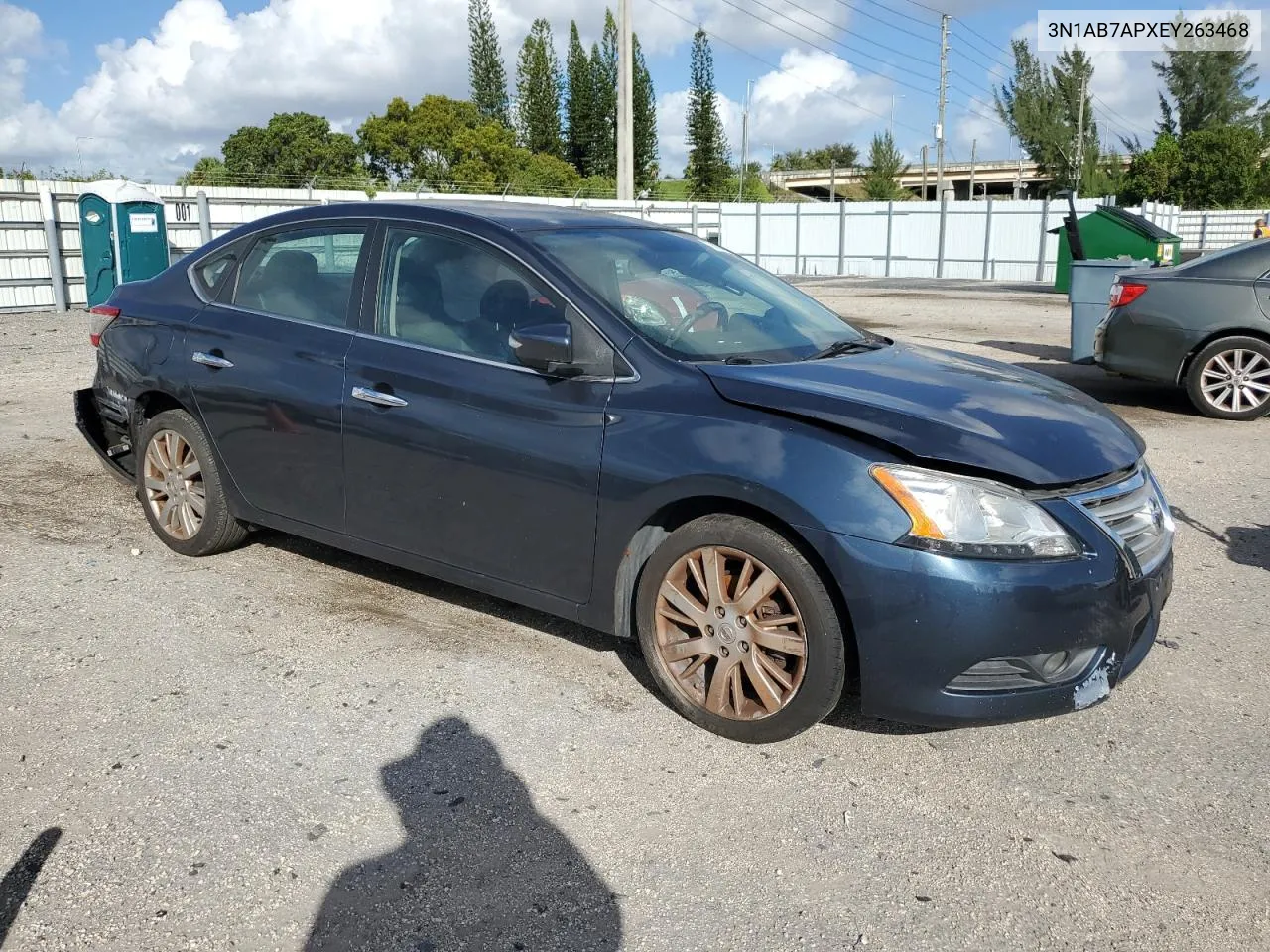 2014 Nissan Sentra S VIN: 3N1AB7APXEY263468 Lot: 79834074