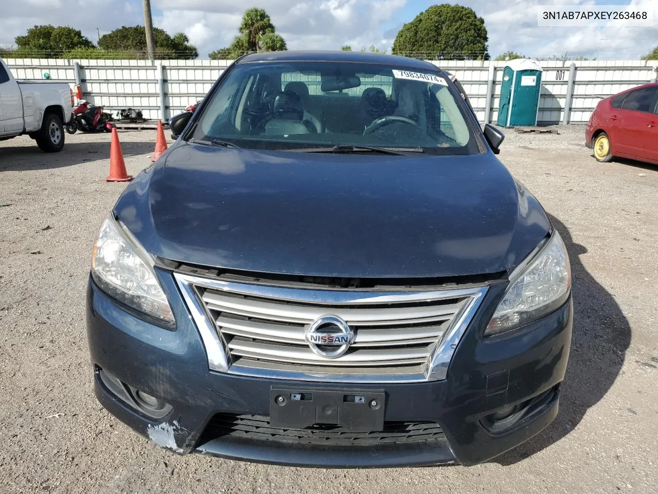 2014 Nissan Sentra S VIN: 3N1AB7APXEY263468 Lot: 79834074