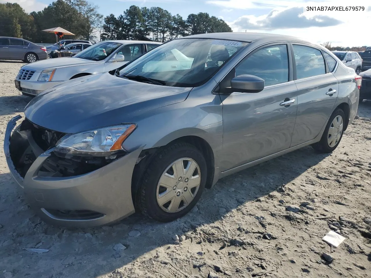 2014 Nissan Sentra S VIN: 3N1AB7APXEL679579 Lot: 79927314