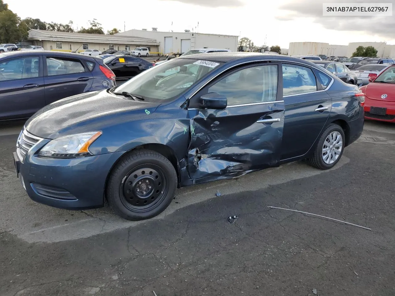 2014 Nissan Sentra S VIN: 3N1AB7AP1EL627967 Lot: 79964004