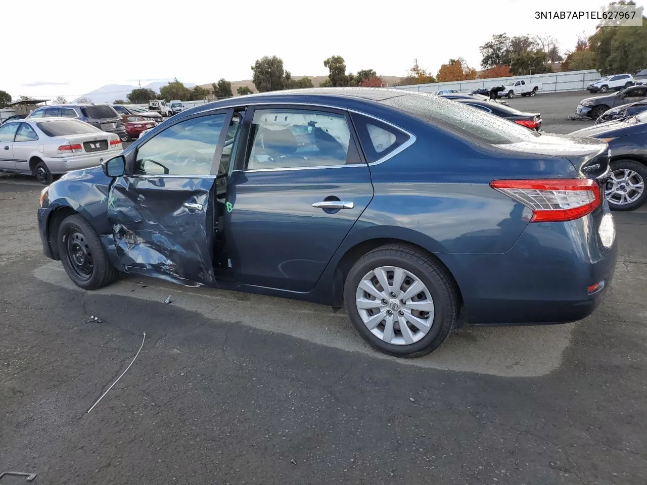 2014 Nissan Sentra S VIN: 3N1AB7AP1EL627967 Lot: 79964004