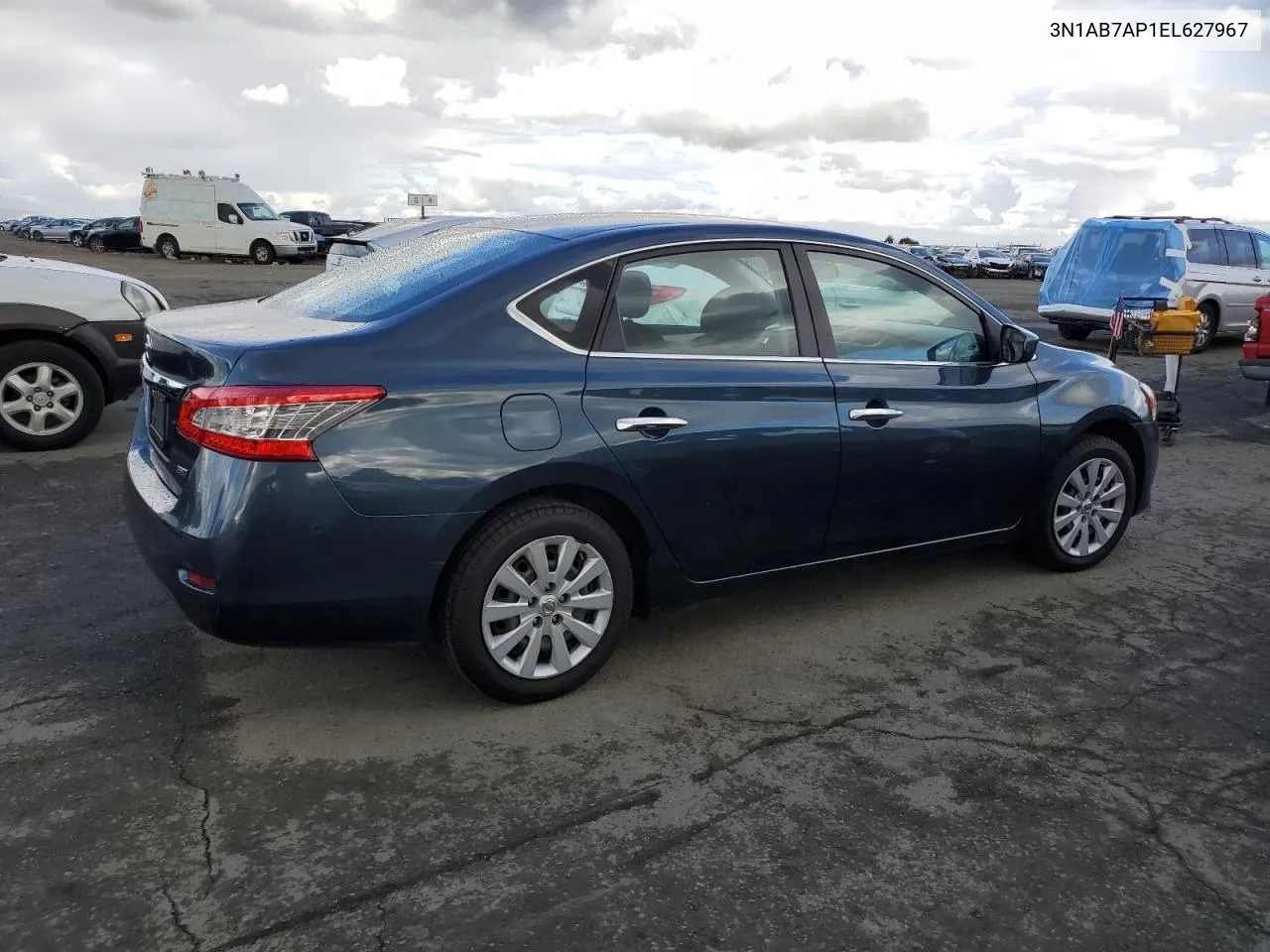 2014 Nissan Sentra S VIN: 3N1AB7AP1EL627967 Lot: 79964004