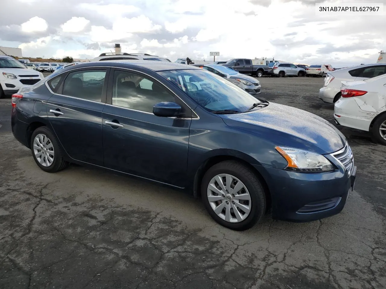 2014 Nissan Sentra S VIN: 3N1AB7AP1EL627967 Lot: 79964004