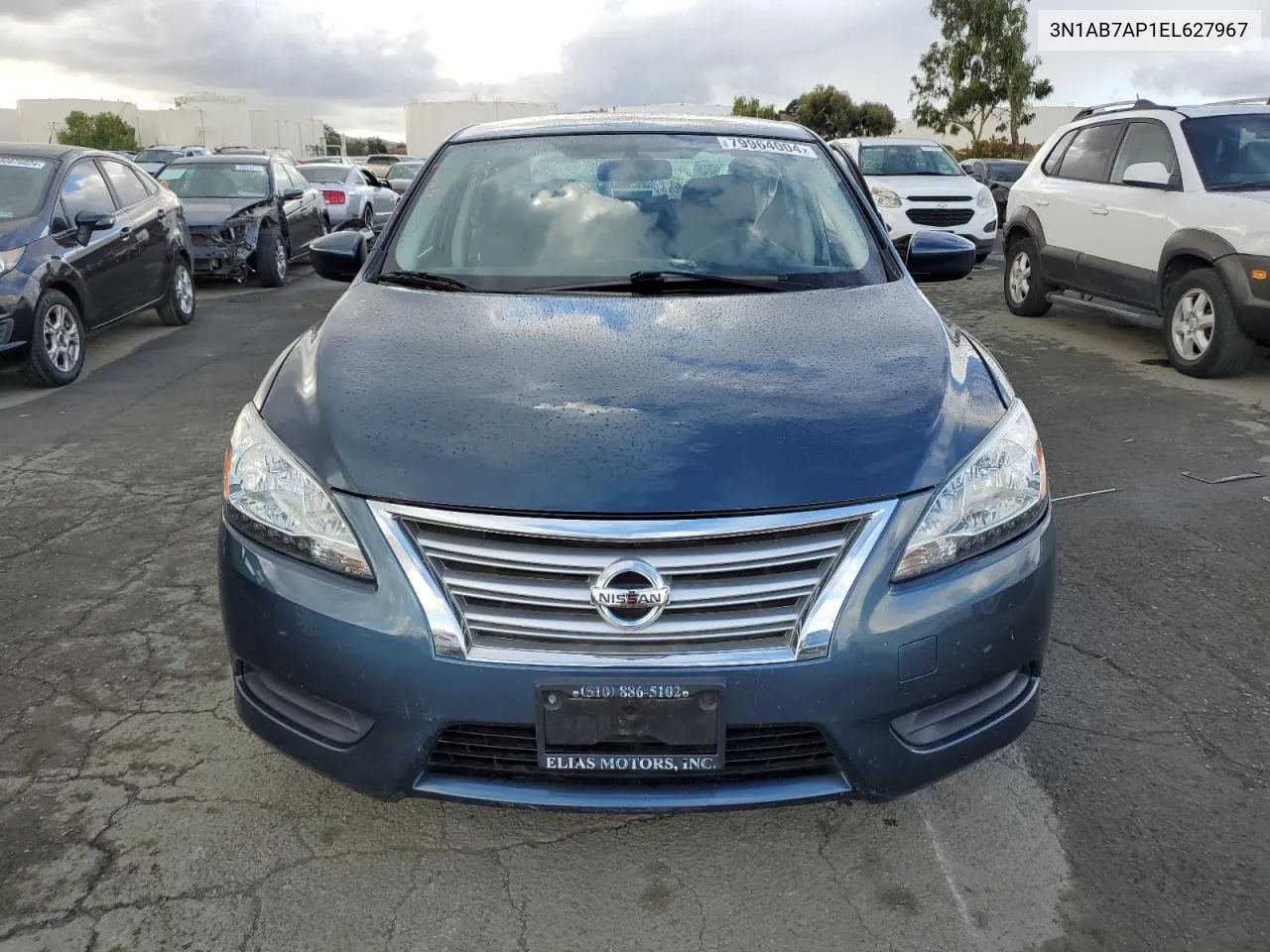 2014 Nissan Sentra S VIN: 3N1AB7AP1EL627967 Lot: 79964004