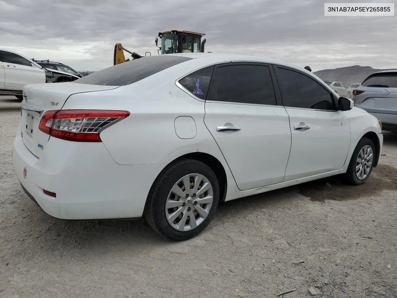 2014 Nissan Sentra S VIN: 3N1AB7AP5EY265855 Lot: 80020093