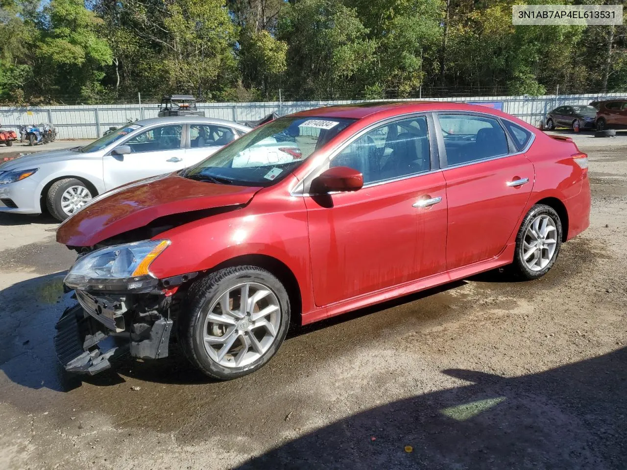 2014 Nissan Sentra S VIN: 3N1AB7AP4EL613531 Lot: 80140834